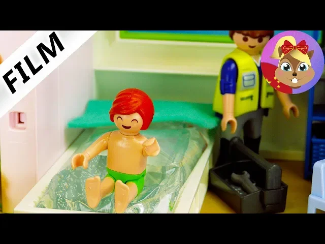 摩比游戏playmobil 小电影 家里终于可以玩水床啦~特别高兴
